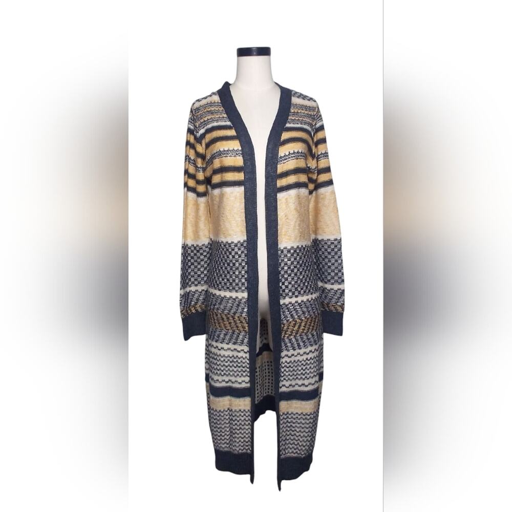 Stitch Fix Lety & Me Striped Open-Front Cardigan Sweater XS